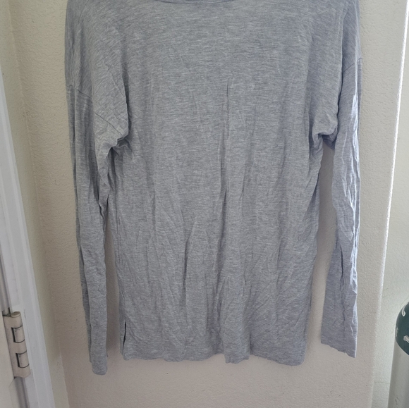 Soft Loft gray long-sleeve tee, size small, gently used. - Picture 5 of 5